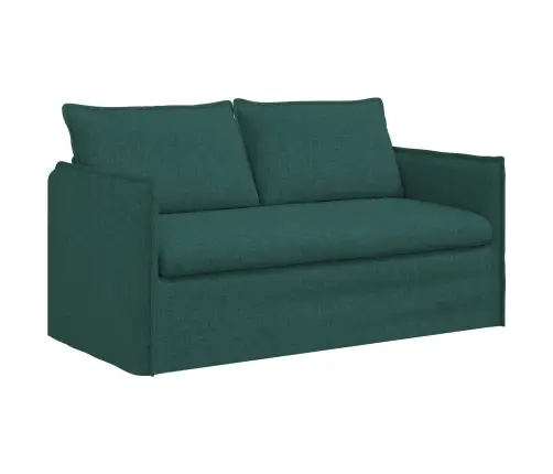 Diivan 140Cm 2 Pcs Tume Rohelise Metall