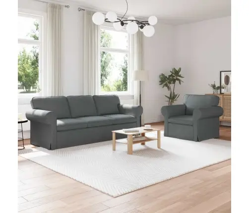 Diivan 2 Pcs Tumehall 215 X 82 X 80 Cm Kangas