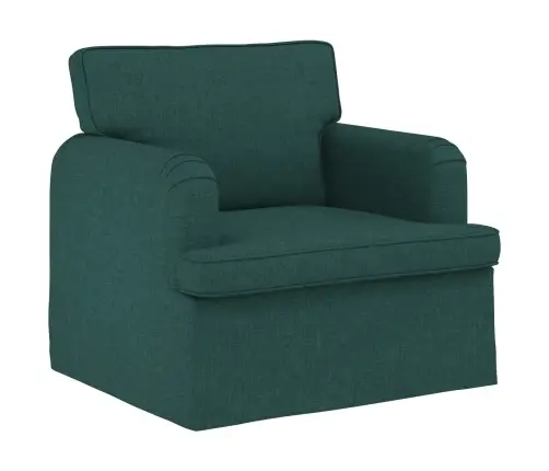 Dīvāns 2 Pcs Tumši Zaļš Metāls Vidaxl