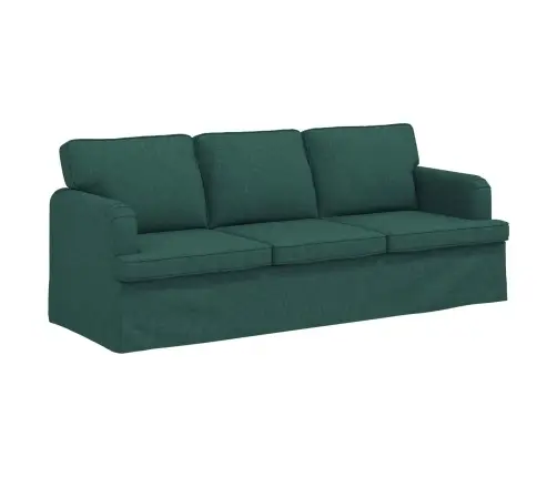 Dīvāns 2 Pcs Tumši Zaļš Metāls Vidaxl