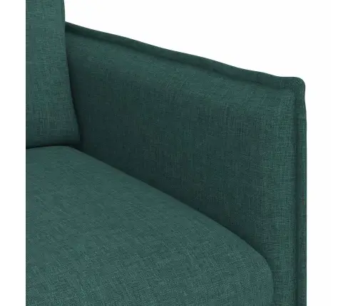 Dīvāns 2 Pcs Tumši Zaļš Metāls Vidaxl