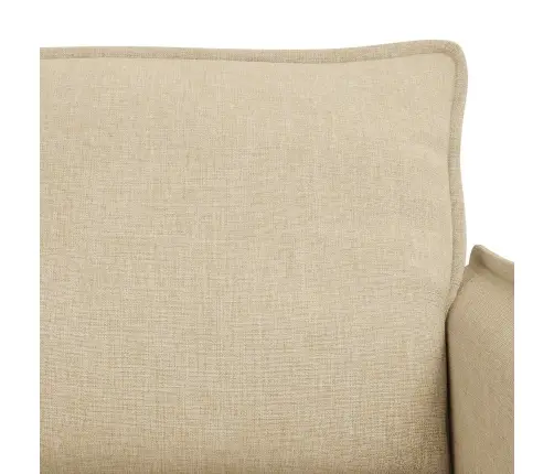 Dīvāns 2 Pcs Krēmkrāsa Metāls Vidaxl