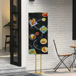 Izstāžu Stendi 2 Pcs Zelts 30 X 23,5 X 210 Cm Tērauds Vidaxl