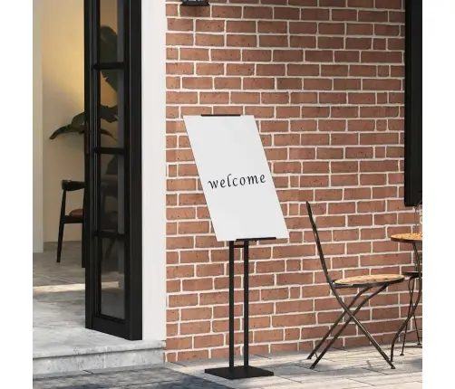 Prekybos Parodos Stendai 2 Pcs Juodas 26,5 X 26,5 X 150 Cm