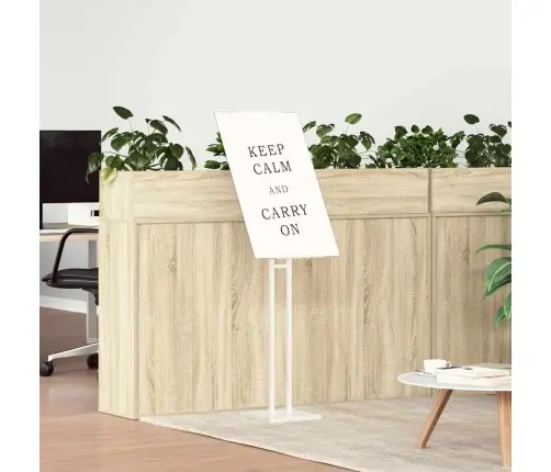 Izstāžu Stendi 2 Pcs Balts 26.5 X 26.5 X 127 Cm Dzelzs Vidaxl