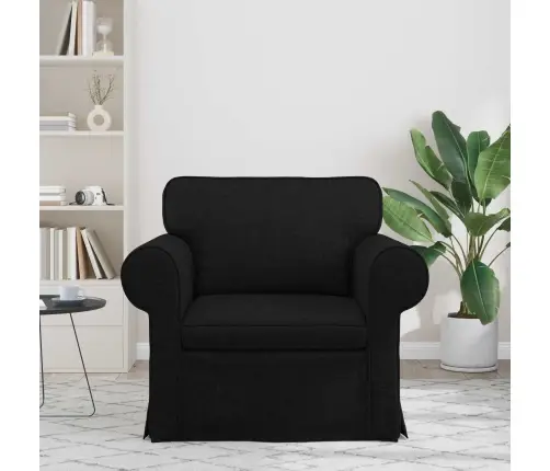 Diivan 60Cm Must Metall