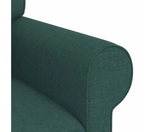 Sofa Tamsiai Žalia 215 X 82 X 80 Cm Audinys