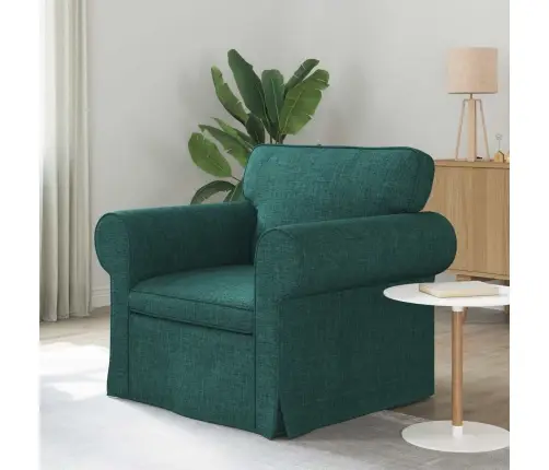 Sofa Tamsiai Žalia 215 X 82 X 80 Cm Audinys