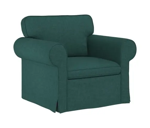 Sofa Tamsiai Žalia 215 X 82 X 80 Cm Audinys