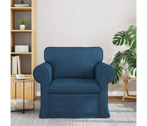 Dīvāns Zila 215 X 82 X 80 Cm Metāls Vidaxl