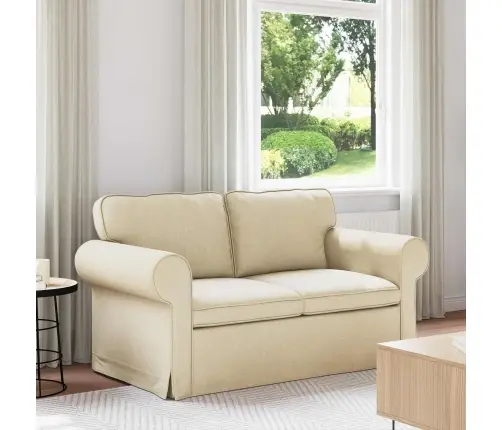 Sofa 120Cm Kreminė Metalas