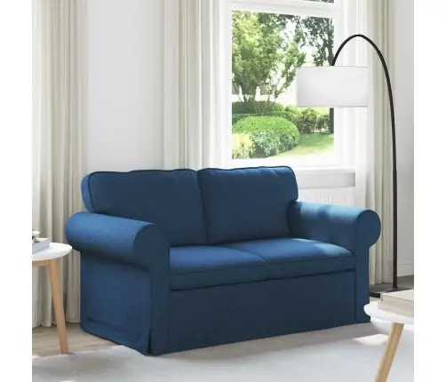 Sofa 120Cm Mėlyna Metalas