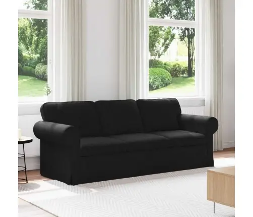 Sofa 180Cm Juoda Metalas