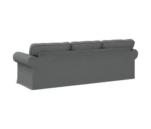 Dīvāns Tumši Pelēks 215 X 82 X 80 Cm Metāls Vidaxl