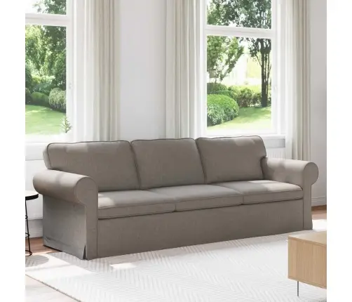 Dīvāns Pelēkbrūna 215 X 82 X 80 Cm Metāls Vidaxl