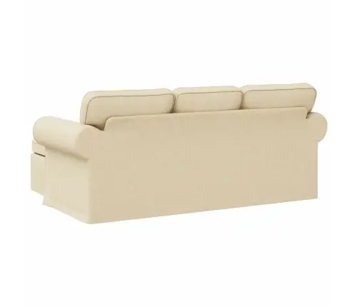 Sofa Kreminė 215 X 138 X 80 Cm Audinys