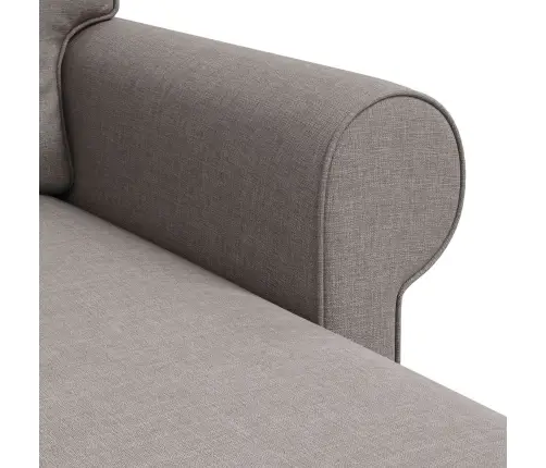 Diivan Pruunikashall 215 X 138 X 80 Cm Kangas