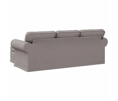 Diivan Pruunikashall 215 X 138 X 80 Cm Kangas