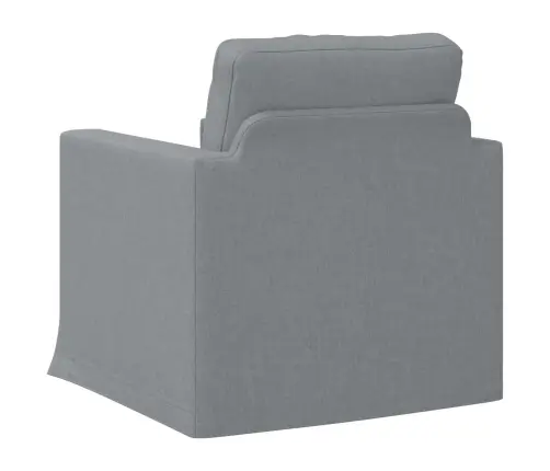 Sofa 60Cm Šviesiai Pilka Metalas