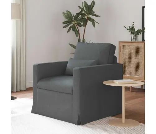 Dīvāns Tumši Pelēks 78 X 78 X 80 Cm Metāls Vidaxl