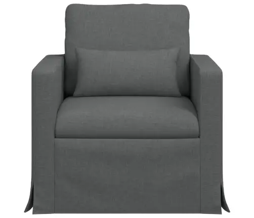 Dīvāns Tumši Pelēks 78 X 78 X 80 Cm Metāls Vidaxl