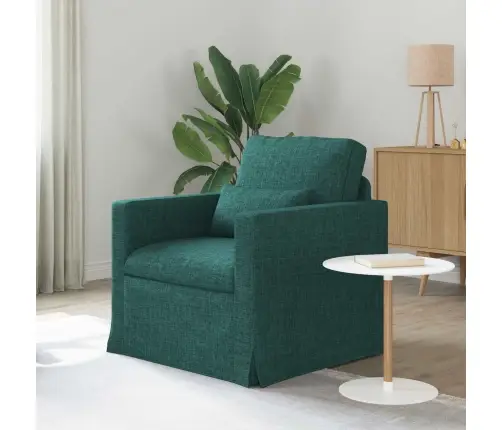 Dīvāns Tumši Zaļš 78 X 78 X 80 Cm Metāls Vidaxl