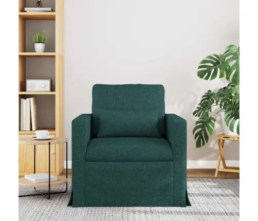 Dīvāns Tumši Zaļš 78 X 78 X 80 Cm Metāls Vidaxl