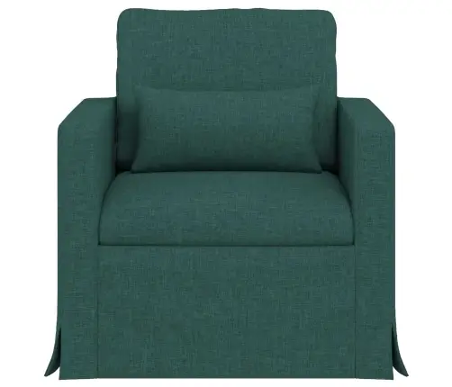 Dīvāns Tumši Zaļš 78 X 78 X 80 Cm Metāls Vidaxl