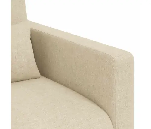 Dīvāns 60Cm Krēmkrāsa Metāls Vidaxl