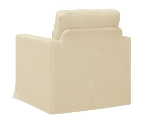 Dīvāns 60Cm Krēmkrāsa Metāls Vidaxl