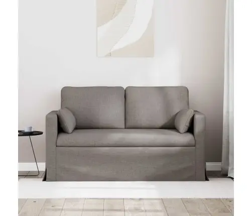 Dīvāns Pelēkbrūna 138 X 78 X 80 Cm Metāls Vidaxl