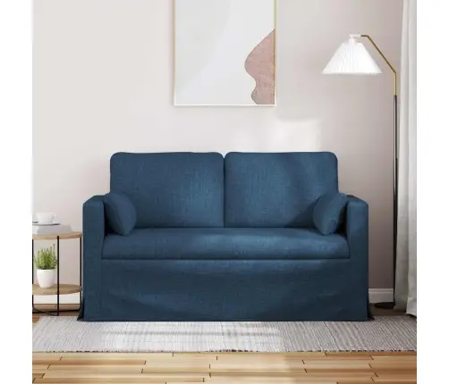 Sofa 120Cm Mėlyna Metalas