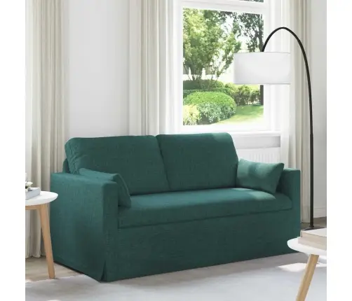 Dīvāns Tumši Zaļš 159 X 78 X 80 Cm Metāls Vidaxl