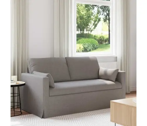 Sofa 140Cm Taupe Metalas