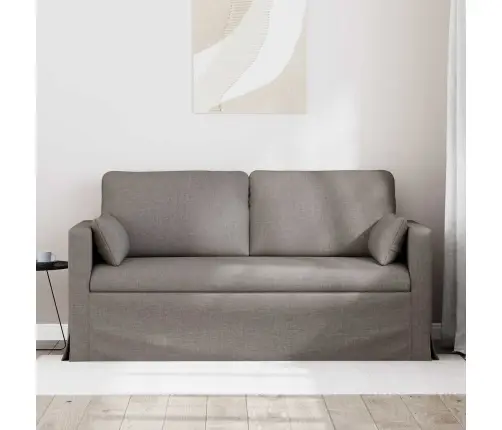Sofa 140Cm Taupe Metalas