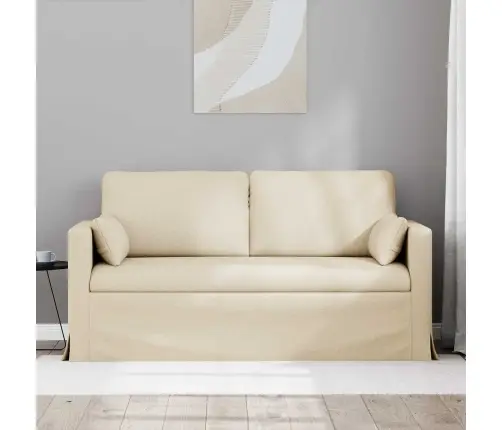 Diivan 140Cm Cream Metall