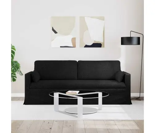 Sofa 180Cm Juoda Metalas