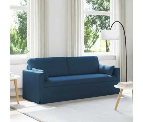Sofa 180Cm Mėlyna Metalas