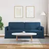 Sofa 180Cm Mėlyna Metalas