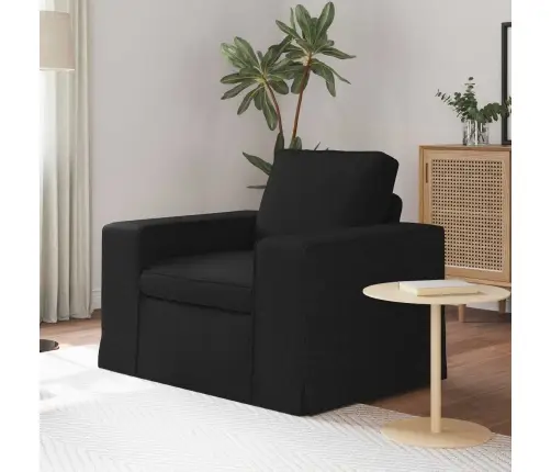 Dīvāns Melna 102 X 80 X 82 Cm Metāls Vidaxl