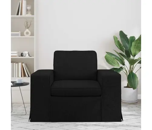 Dīvāns Melna 102 X 80 X 82 Cm Metāls Vidaxl