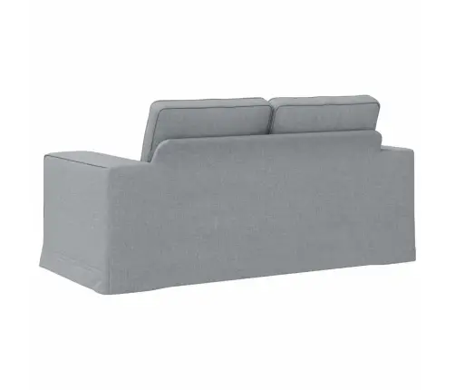 Sofa Šviesiai Pilka 162 X 80 X 82 Cm Audinys