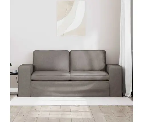 Dīvāns Pelēkbrūna 182 X 80 X 82 Cm Metāls Vidaxl