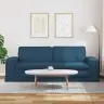 Sofa 180Cm Mėlyna Metalas