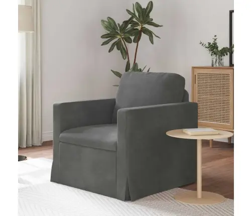 Dīvāns Tumši Pelēks Vidaxl