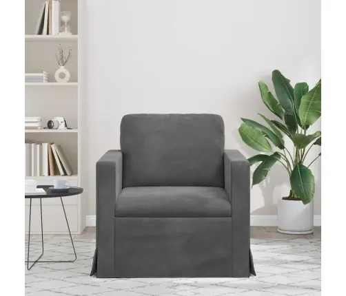 Dīvāns Tumši Pelēks Vidaxl