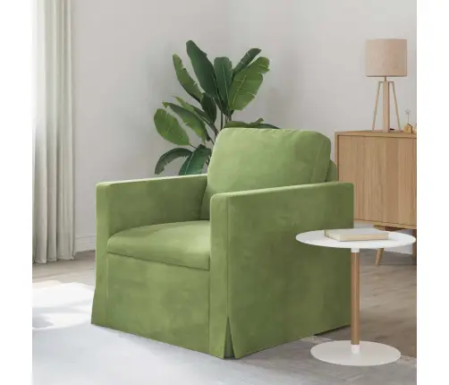 Sofa Šviesiai Žalia 78 X 78 X 80 Cm Aksomas