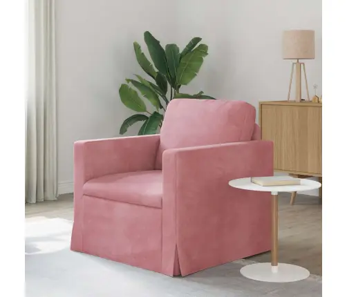 Sofa Rožinė 78 X 78 X 80 Cm Aksomas