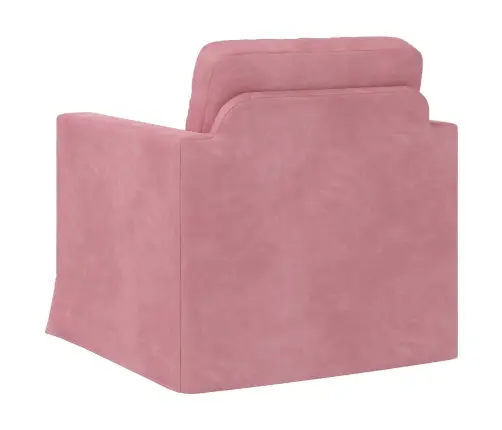 Sofa Rožinė 78 X 78 X 80 Cm Aksomas