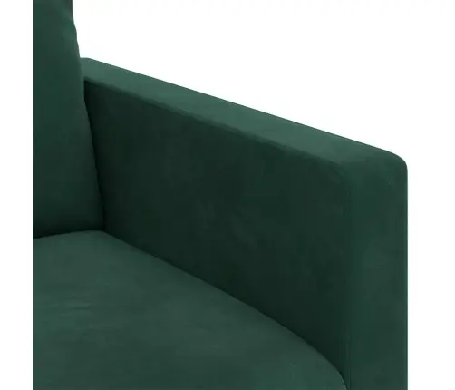 Dīvāns Tumši Zaļš Vidaxl